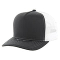 BLANK COTTON 5 PANEL SNAPBACK TRUCKER BALL CAP