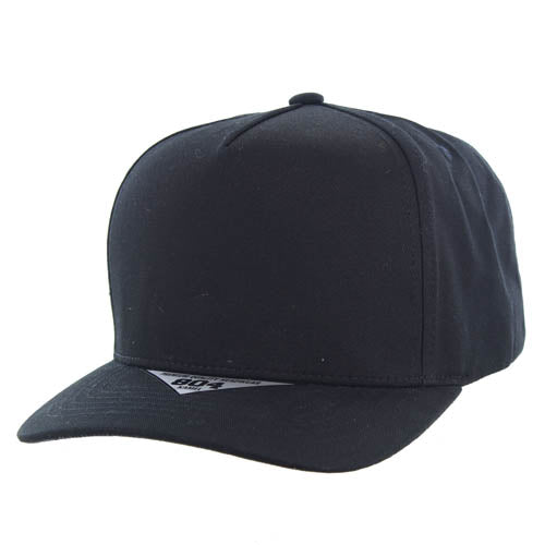 BLANK COTTON 5 PANEL SNAPBACK BALL CAP