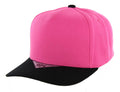 BLANK COTTON 5 PANEL SNAPBACK BALL CAP