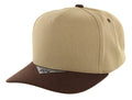 BLANK COTTON 5 PANEL SNAPBACK BALL CAP