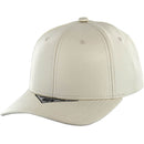BLANK 6 PANEL PU SNAPBACK BALL CAP