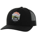 MOOSE EMBROIDERY PATCH TRUCKER