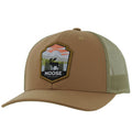 MOOSE EMBROIDERY PATCH TRUCKER