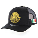MEXICO GOLD METALIC EMBROIDERY TRUCKER