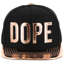 GOLD PATCH DETAIL FOIL APPLIQUE SNAPBACK CAP