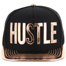 GOLD PATCH DETAIL FOIL APPLIQUE SNAPBACK CAP