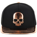 GOLD PATCH DETAIL FOIL APPLIQUE SNAPBACK CAP