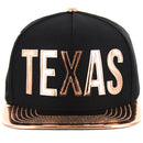 GOLD PATCH DETAIL FOIL APPLIQUE SNAPBACK CAP