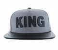 KING RUBBER PATCH PU VISOR SNAPBACK