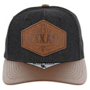 TEXAS PATCH PU VISOR DENIM SNAPBACK