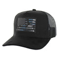 USA RUBBER PATCH SUEDE VISOR TRUCKER