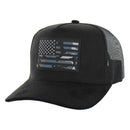 USA RUBBER PATCH SUEDE VISOR TRUCKER