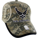 U.S. AIR FORCE LOGO MILITARY 6-PANEL CAP