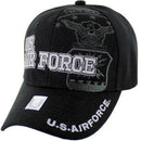 U.S. AIR FORCE LOGO MILITARY 6-PANEL CAP