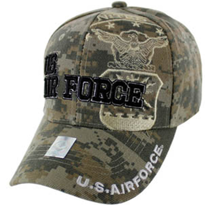 U.S. AIR FORCE LOGO MILITARY 6-PANEL CAP