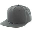BLANK 5 PANEL ACRYLIC FLAT BILL SNAPBACK CAP