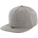 BLANK 5 PANEL ACRYLIC FLAT BILL SNAPBACK CAP