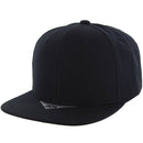 BLANK 6 PANEL ACRYLIC FLAT BILL SNAPBACK CAP