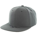 BLANK 6 PANEL ACRYLIC FLAT BILL SNAPBACK CAP