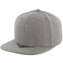 BLANK 6 PANEL ACRYLIC FLAT BILL SNAPBACK CAP