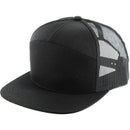 BLANK 7 PANEL MESH TRUCKER SNAPBACK CAP
