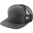BLANK 7 PANEL MESH TRUCKER SNAPBACK CAP