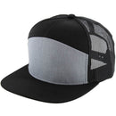 BLANK 7 PANEL MESH TRUCKER SNAPBACK CAP
