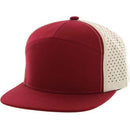 BLANK 7 PANEL HYDRO SNAPBACK CAP