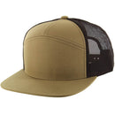 BLANK 7 PANEL MESH TRUCKER SNAPBACK CAP
