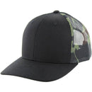 BLANK 6 PANEL MESH TRUCKER SNAPBACK BALL CAP