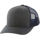 BLANK 6 PANEL MESH TRUCKER SNAPBACK BALL CAP