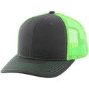 BLANK 6 PANEL MESH TRUCKER SNAPBACK BALL CAP