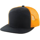 BLANK 7 PANEL MESH TRUCKER SNAPBACK CAP