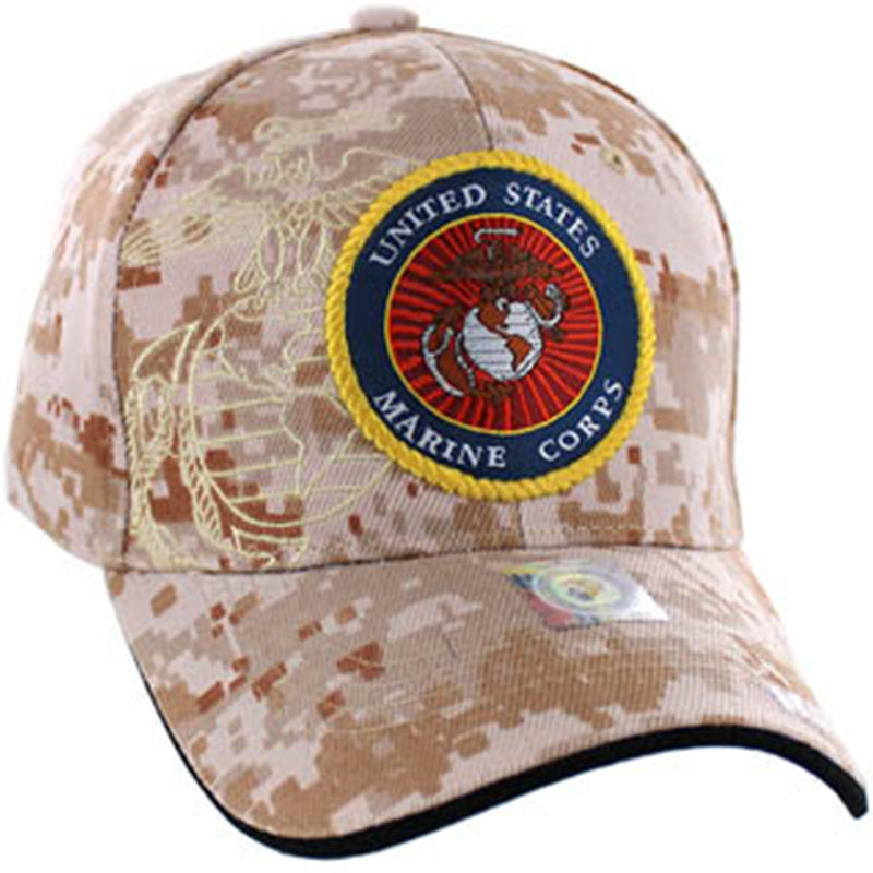 U.S. MARINES LOGO MILITARY 6-PANEL CAP