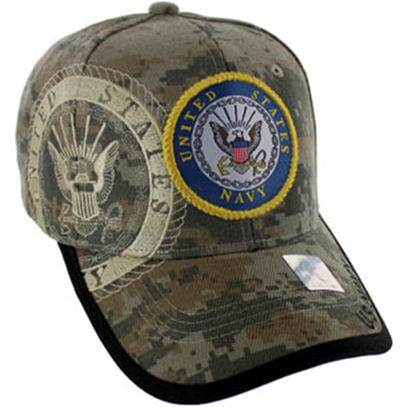 U.S. NAVY LOGO MILITARY 6-PANEL CAP