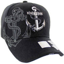 U.S. NAVY LOGO MILITARY 6-PANEL CAP