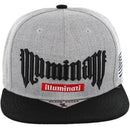 ILLUMINATI EMBROIDERY DETAIL FLAT SNAPBACK CAP