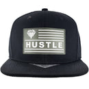 HUSTLE PATCH 6-PANEL VISOR SNAPBACK CAP