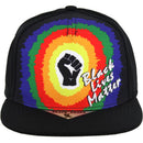 BLM DETAILING FLAT VISOR SNAPBACK CAP