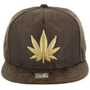 GOLD HIGH FREQUENCY CAMO VISOR SNAPBACK CAP