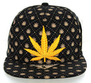MARIJUANA EMB SNAPBACK