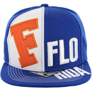 EMBROIDERY DETAIL 6 PANEL VISOR SNAPBACK CAP