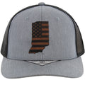 US STATE PATCH 6-PANEL TRUCKER SNAPBACK CAP