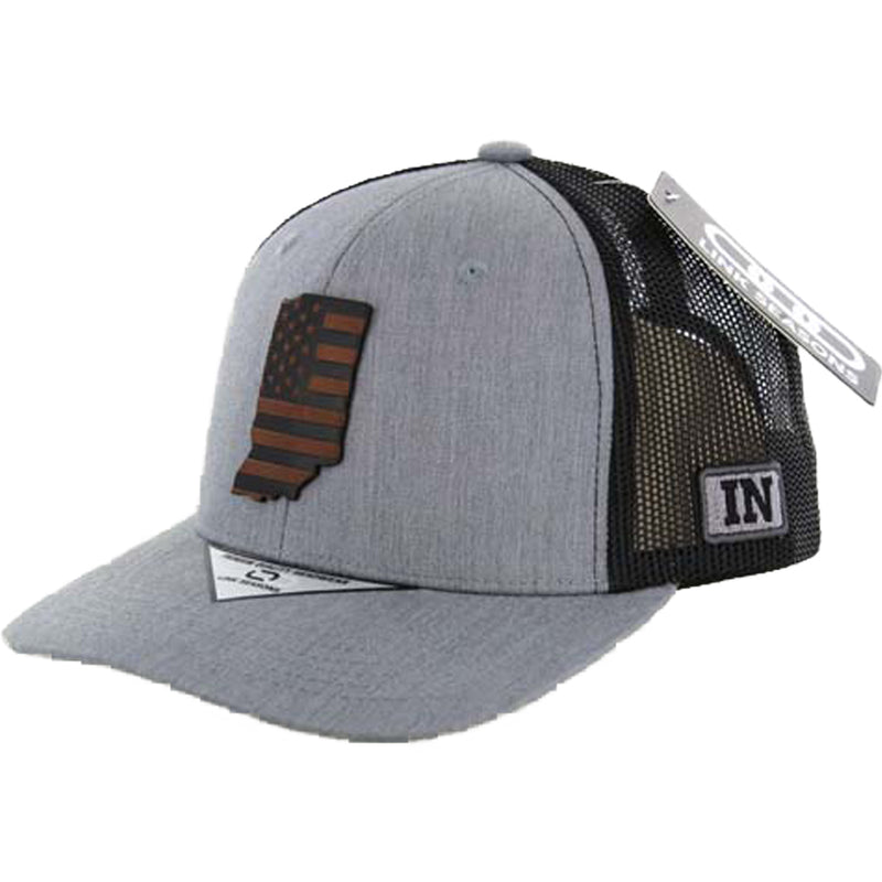 US STATE PATCH 6-PANEL TRUCKER SNAPBACK CAP