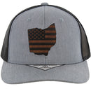 US STATE PATCH 6-PANEL TRUCKER SNAPBACK CAP