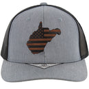 US STATE PATCH 6-PANEL TRUCKER SNAPBACK CAP
