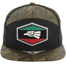 EN MX RUBBER PATCH FRONT NYLON SNAPBACK CAP