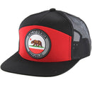CALI BEAR PATCH 7-PANEL TRUCKER SNAPBACK CAP