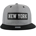 NEW YORK RUBBER PATCH DETAIL SNAPBACK CAP