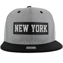 NEW YORK RUBBER PATCH DETAIL SNAPBACK CAP